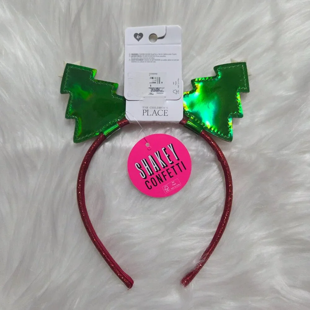 The Children's Place Puffy Christmas Tree Headband